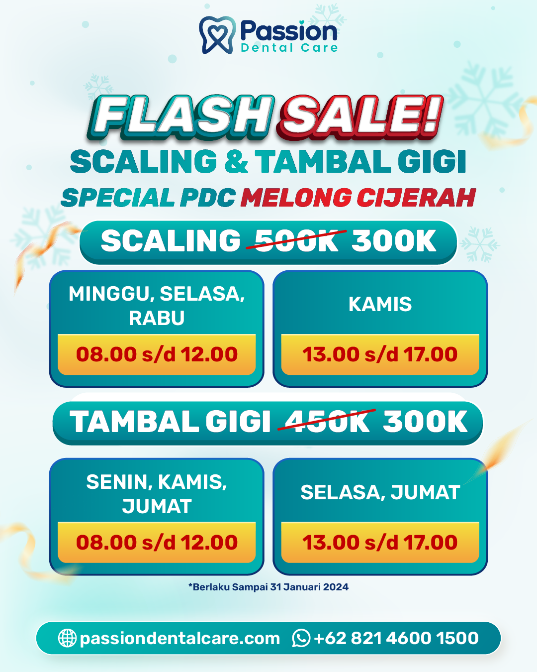 Flashsale Melong | Passion Dental Care